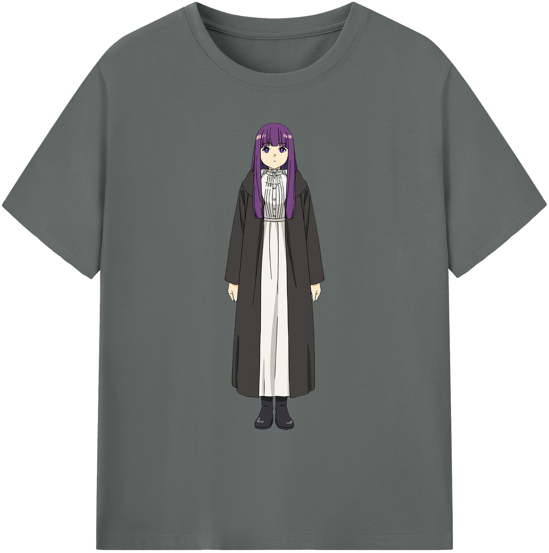 （画像用） 葬送のフリーレン Frieren 綿100％ メンズ半袖Tシャツ｜肌触りやわらか＆通気性